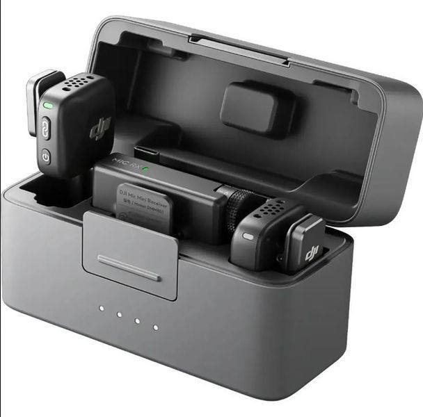 Мікрофонна радіосистема DJI Mic Mini 2 TX + 1 RX + Charging Case 549696570 фото