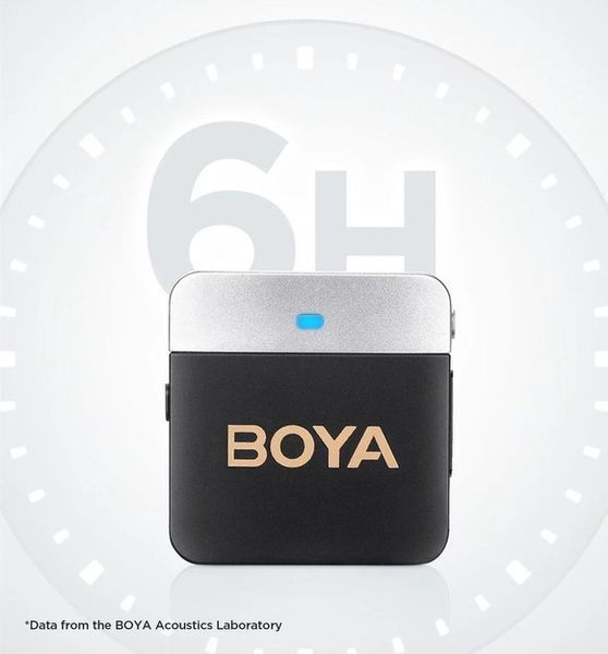 Петличний мікрофон BOYA BY-M1V5 для iPhone 5-14 (Lightning) професійний бездротовий 552881631 фото