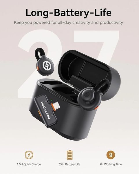 Мікрофонна радіосистема для смартфону Hollyland Lark M2S Duo with USB-C Plug 552881637 фото