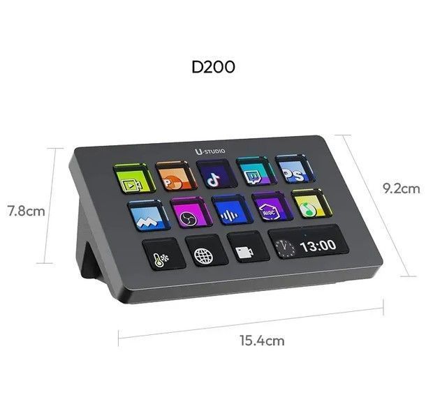 Візуальна клавіатура Ulanzi D200 steam deck studio, контролер для стріму 552881634 фото