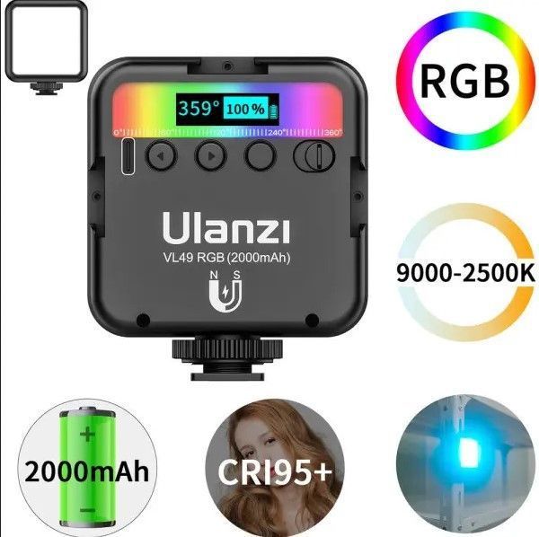 Накамерне світло LED RGB Ulanzi VL49 RGB 550853005 фото