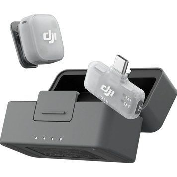 Бездротова мікрофонна система DJI Mic Mini 2 (1 TX + Mobile RX) з кейсом (CP.RN.00000433.01) DJI_MIC_MINI_1TX1RX_M фото