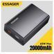 Essager Power Bank 20000 мАч PD 65 Вт швидка зарядка телефона акумулятор powerbank для iPhone 17 Ноутбук Mac 20260209-0004 фото 5