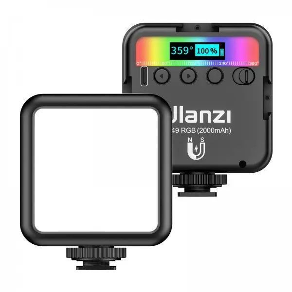 Накамерне світло LED RGB CRI95+ 2500-9000 К Ulanzi VL49 RGB Pro o_ulanzi_vl49_rgbpro фото