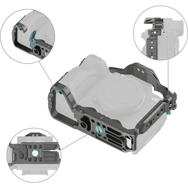 Клітка для камери SmallRig HawkLock Cage для Sony a7R V, a7 IV, a7S III, a1 і a7R IV (4481) o_smallrig_hawklock_a7r фото